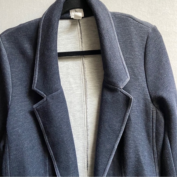 B New York open soft cotton blazer Sz M - Picture 3 of 8